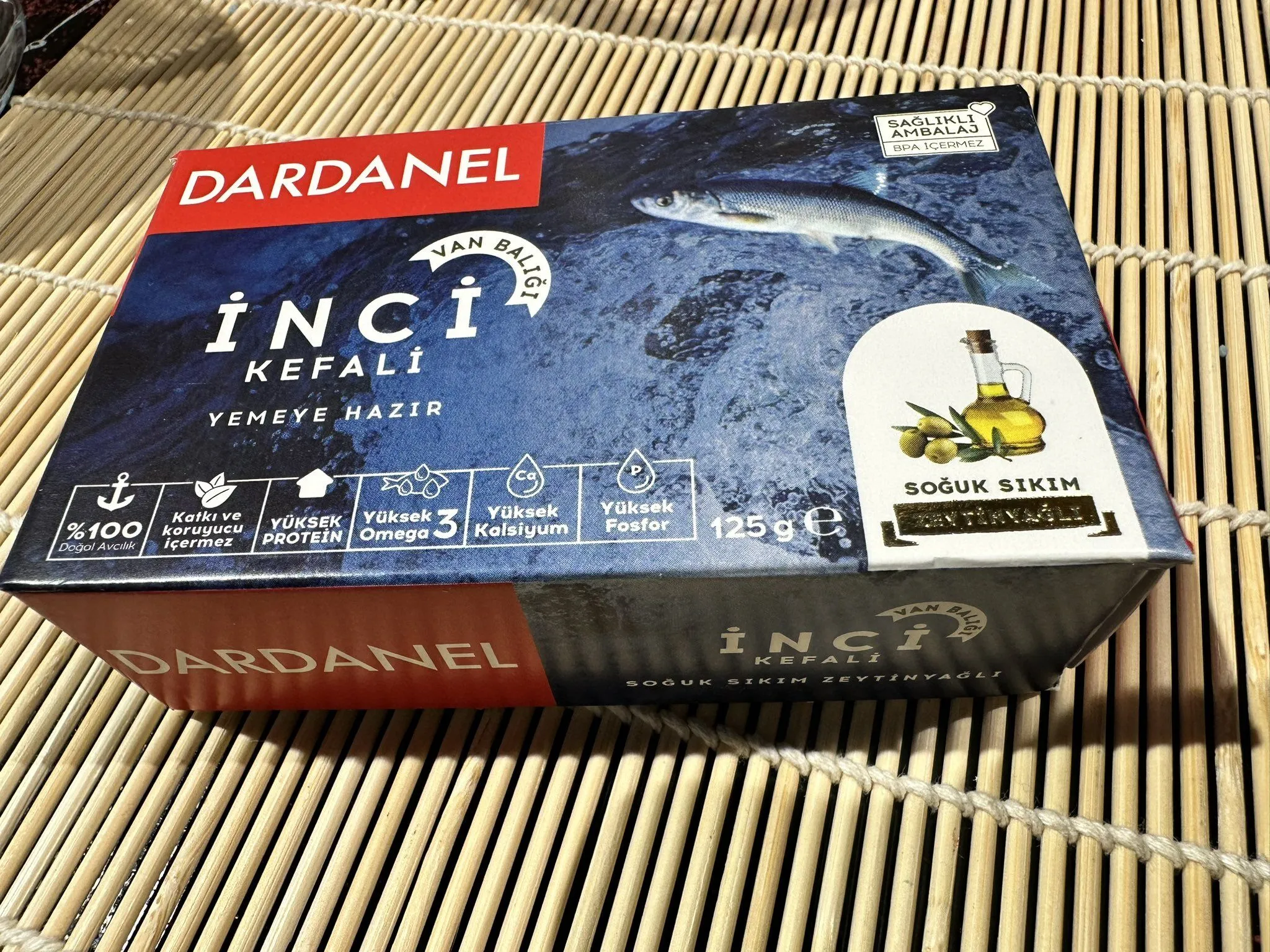 İnci Kefali konservesi raflardaki yerini aldı