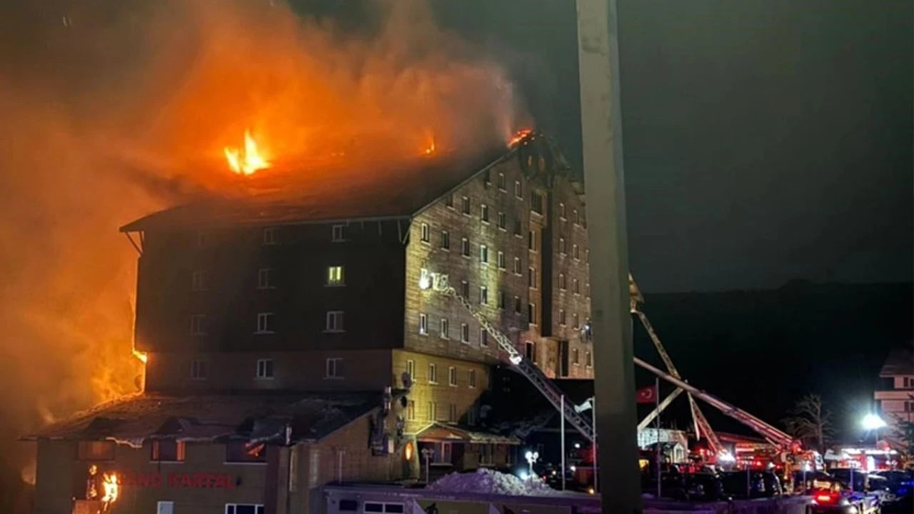 Bolu'daki otel yangının nedeni belli oldu
