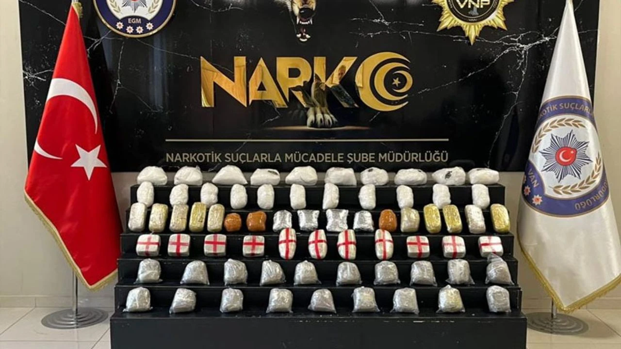 Van'da uyuşturucu tacirlerine ağır darbe! 1 kişi yakalandı