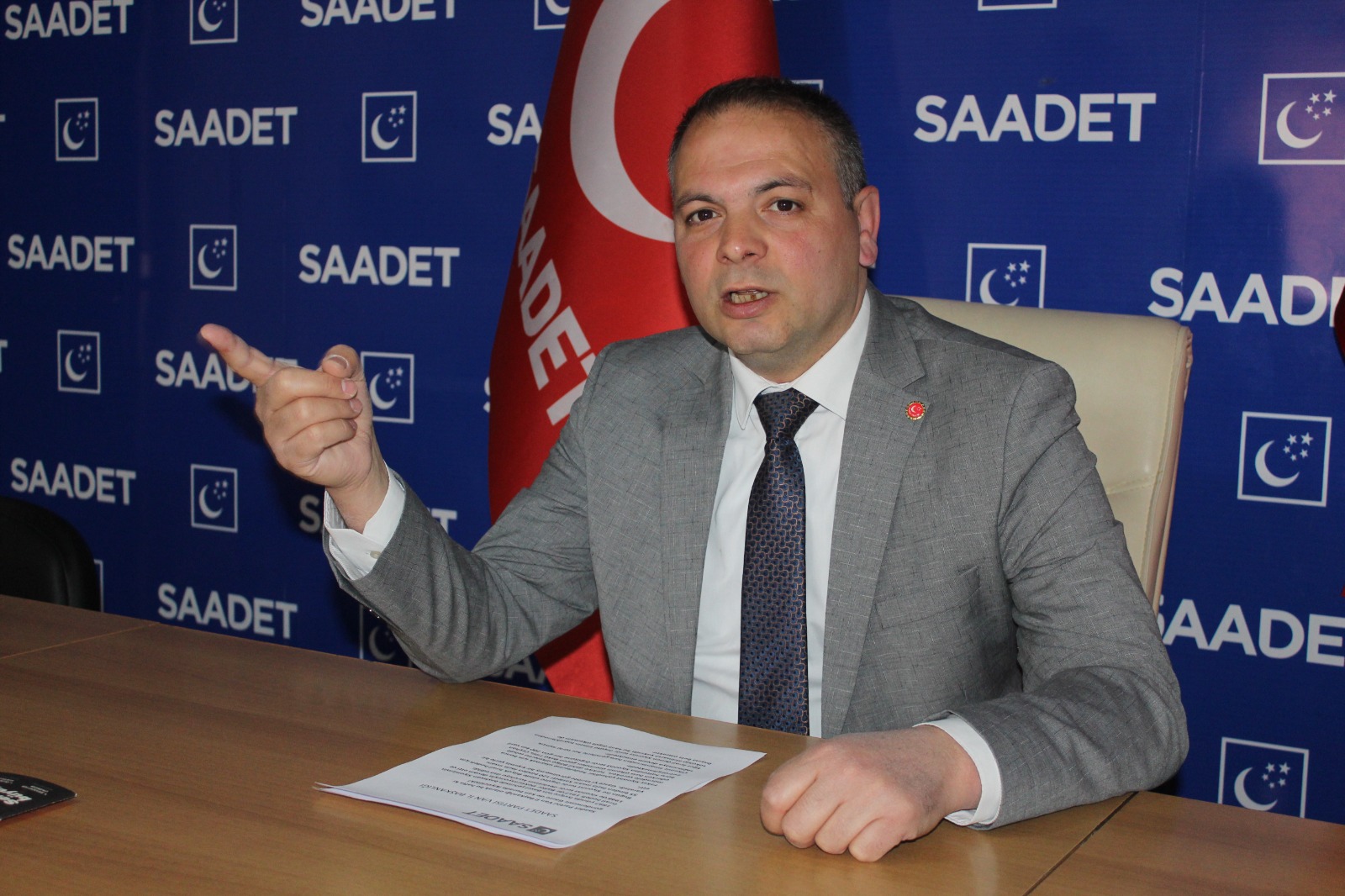 Saadet Partisi Van’dan Gazze Çıkışı: “İsrail’le İlişkiler Kesilsin!”