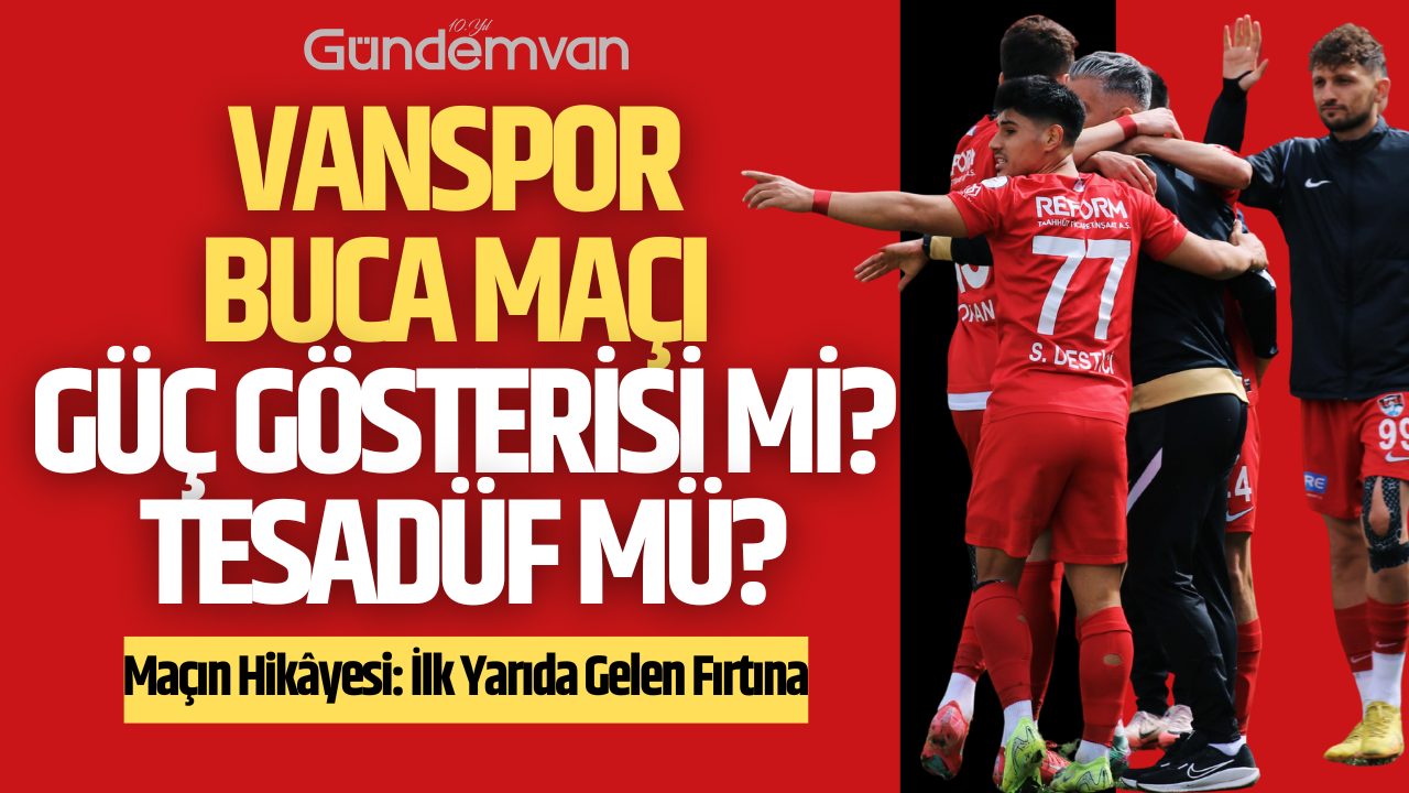 Vanspor-Bucaspor Maçı: Güç Gösterisi mi, Tesadüf mü?