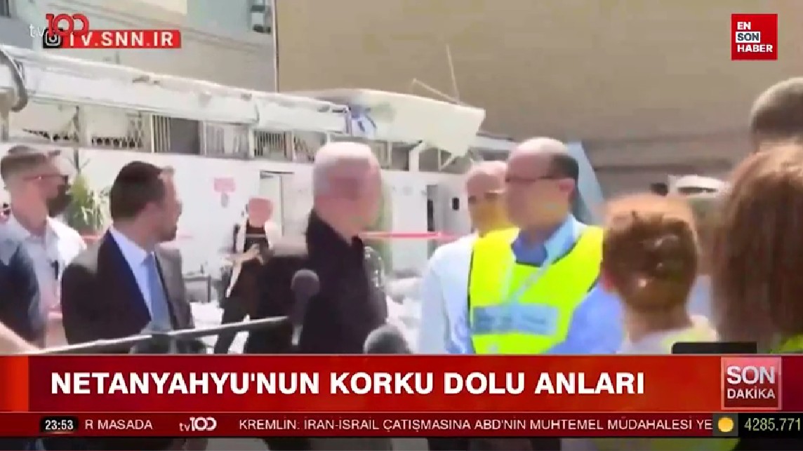 Netanyahu, İran Füzesi İsabet Eden Hastanede Korku Dolu Anlar Yaşadı