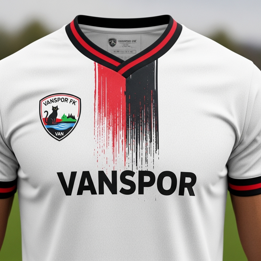 Yapay Zekanın Vanspor için Tasarladığı Formalar - Kare 24