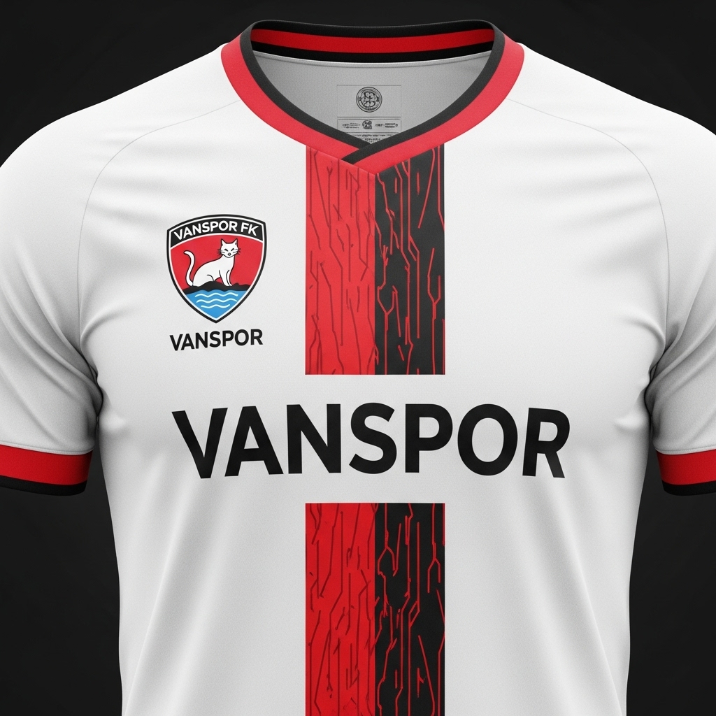 Yapay Zekanın Vanspor için Tasarladığı Formalar - Kare 28