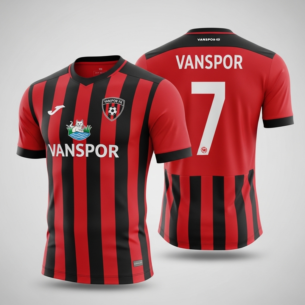 Yapay Zekanın Vanspor için Tasarladığı Formalar - Kare 35