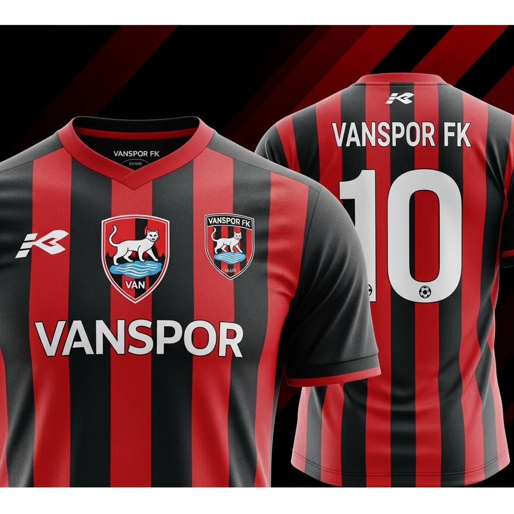 Yapay Zekanın Vanspor için Tasarladığı Formalar - Kare 36