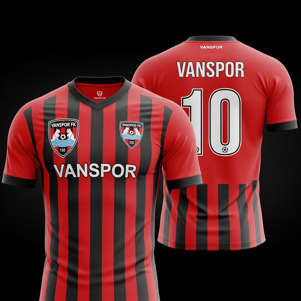 Yapay Zekanın Vanspor için Tasarladığı Formalar - Kare 40