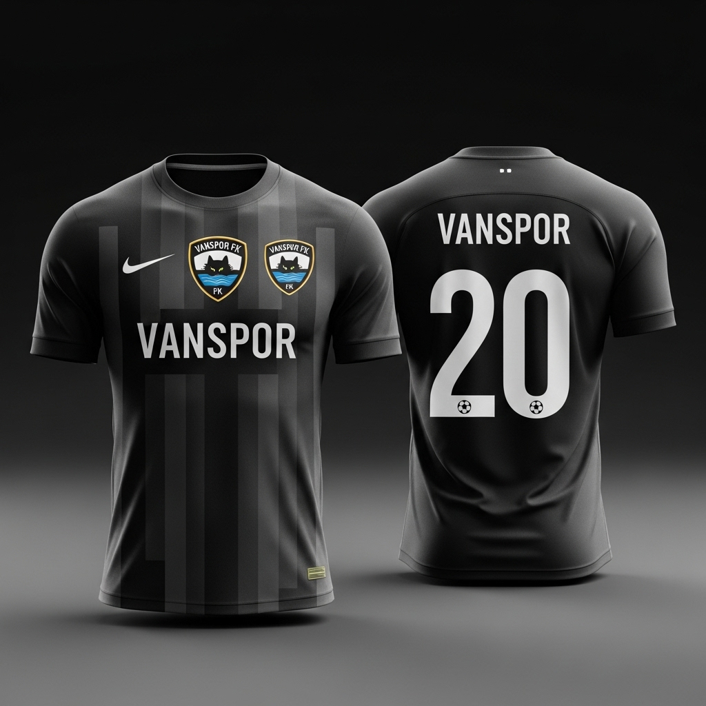 Yapay Zekanın Vanspor için Tasarladığı Formalar - Kare 42