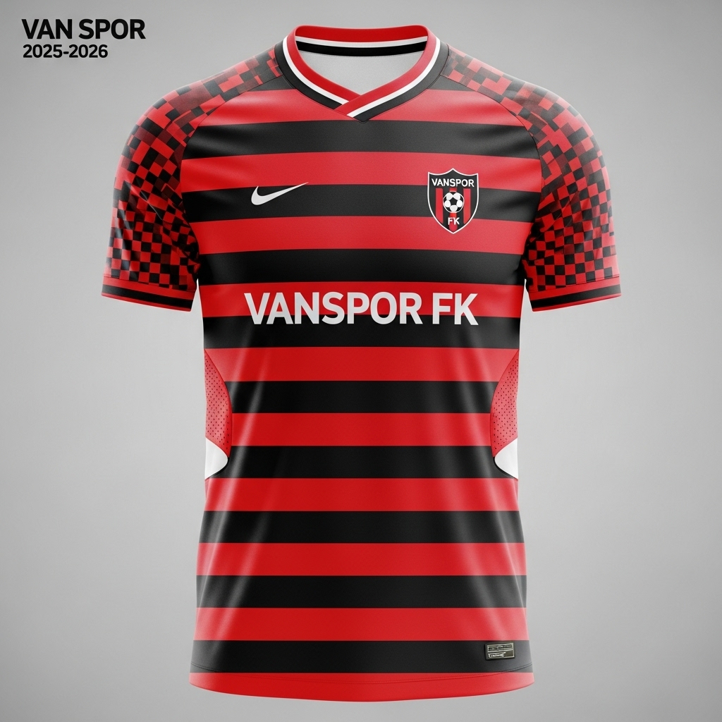 Yapay Zekanın Vanspor için Tasarladığı Formalar - Kare 8