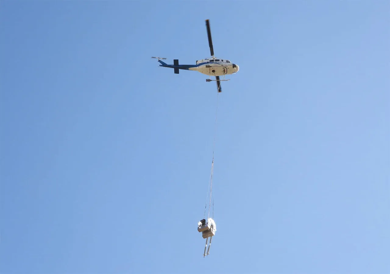 Van’da Helikopterle Kesintisiz Enerji Bakımı Devrim Yaratıyor!